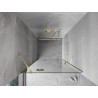 Mexen Mist-H porte de douche pivotante gauche 80 cm, transparent, doré - 8A5-080-000-50-00-L