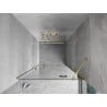 Mexen Mist-H porte de douche battante droite 120 cm, transparent, or - 8A5-120-000-50-00-P