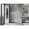 Mexen Mist-H porte de douche pivotante gauche 85 cm, transparent, or brossé - 8A5-085-000-55-00-L