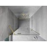 Mexen Mist-H porte de douche pivotante gauche 95 cm, transparent, or brossé - 8A5-095-000-55-00-L
