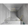 Mexen Mist-H porte de douche battante droite 75 cm, transparent, or brossé - 8A5-075-000-55-00-P
