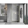 Mexen Mist-H porte de douche pivotante droite 95 cm, transparent, doré brossé - 8A5-095-000-55-00-P