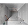 Mexen Mist-H porte de douche pivotante gauche 120 cm, transparent, cuivre brossé - 8A5-120-000-65-00-L