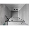 Mexen Mist-H porte de douche pivotante gauche 85 cm, transparent, noir - 8A5-085-000-70-00-L