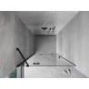 Mexen Mist-H porte de douche pivotante gauche 90 cm, transparent, noir - 8A5-090-000-70-00-L