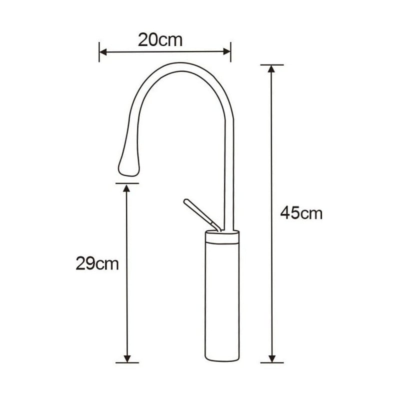Mexen Dorado robinet de lavabo, chrome - 747310-00