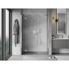 Mexen Mist-H porte de douche pivotante gauche 130 cm, transparent, chrome - 8A5-130-001-01-00-L