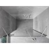 Mexen Mist-H porte de douche pivotante gauche 145 cm, transparent, chrome - 8A5-145-001-01-00-L