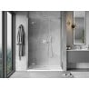 Mexen Mist-H porte de douche pivotante gauche 160 cm, transparent, chrome - 8A5-160-001-01-00-L