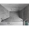 Mexen Mist-H porte de douche battante droite 130 cm, transparent, chrome - 8A5-130-001-01-00-P