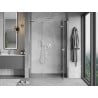 Mexen Mist-H porte de douche battante droite 130 cm, transparent, chrome - 8A5-130-001-01-00-P