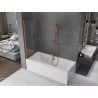 Mexen Fox paroi de douche 2 volets coulissants 85 x 150 cm, transparent, cuivre brossé - 891-085-002-65-00