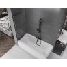 Mexen Fox paroi de baignoire à 2 volets coulissante 85 x 150 cm, transparent, gris anthracite brossé - 891-085-002-66-00