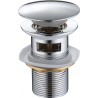 Mexen bouchon rond clic-clack avec trop-plein, Chrome - 79920-00