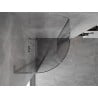 Mexen Mist L cabine de douche semi-circulaire pivotante 100 x 100 cm, transparent, chrome - 8A32L-100-100-01-00