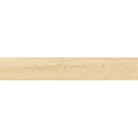 Mexen Avocado Avorio grès émaillé rectifié G1, carreau imitation bois sol-mur 120 x 20 cm, mat - TL601-120-020-00