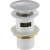 Mexen bouchon rond clic-clack avec trop-plein, Blanc - 79920-20