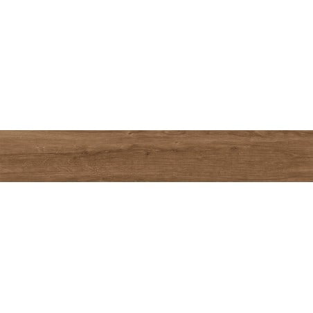Mexen Avocado Grès marron émaillé rectifié G1, carreau effet bois sol-mur 120 x 20 cm, mat - TL601-120-020-02