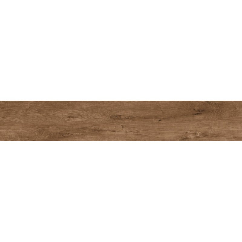 Mexen Avocado Grès marron émaillé rectifié G1, carreau effet bois sol-mur 120 x 20 cm, mat - TL601-120-020-02