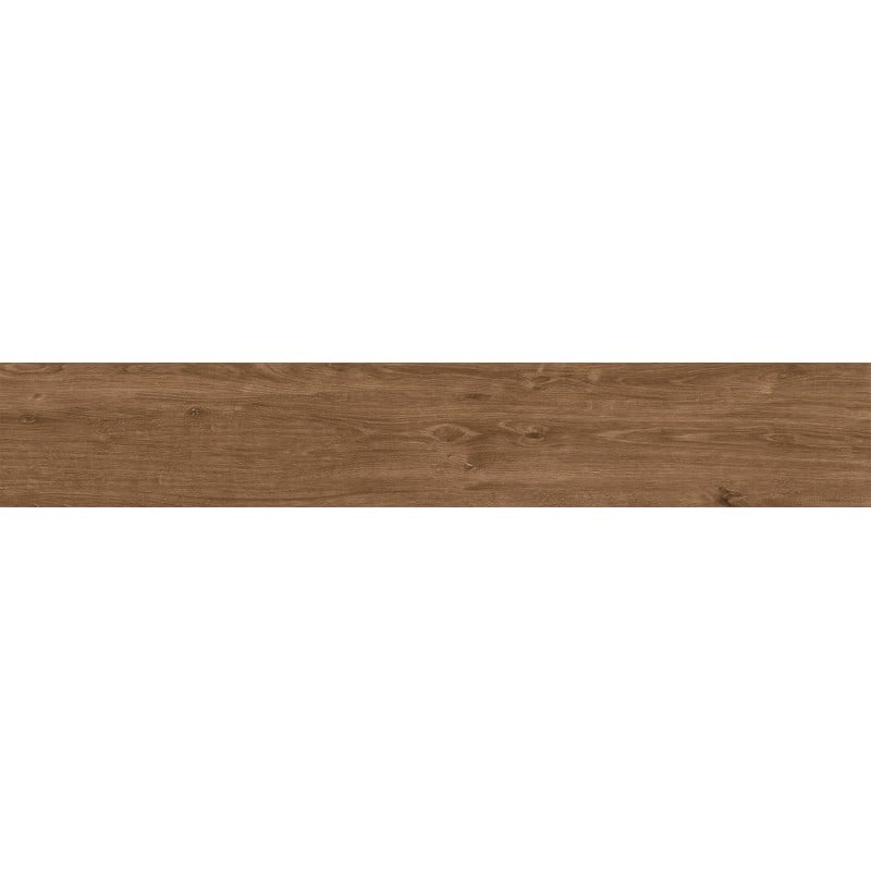 Mexen Avocado Grès marron émaillé rectifié G1, carreau effet bois sol-mur 120 x 20 cm, mat - TL601-120-020-02