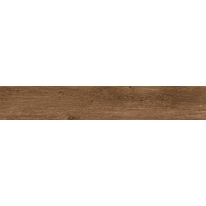Mexen Avocado Grès marron émaillé rectifié G1, carreau effet bois sol-mur 120 x 20 cm, mat - TL601-120-020-02