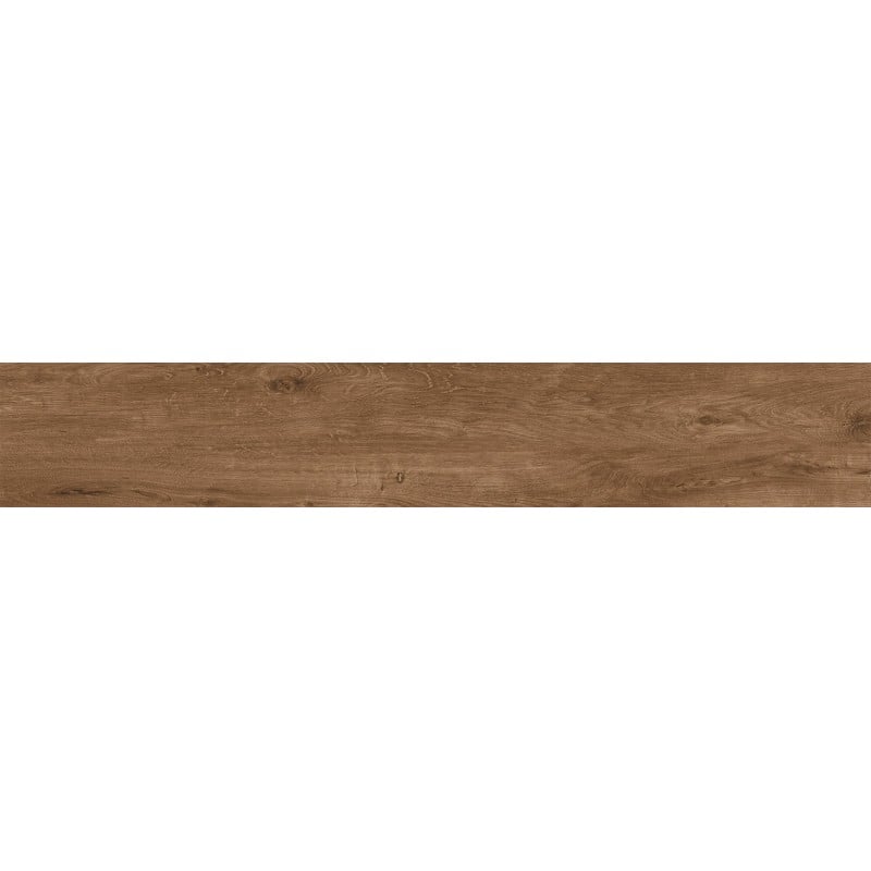 Mexen Avocado Grès marron émaillé rectifié G1, carreau effet bois sol-mur 120 x 20 cm, mat - TL601-120-020-02