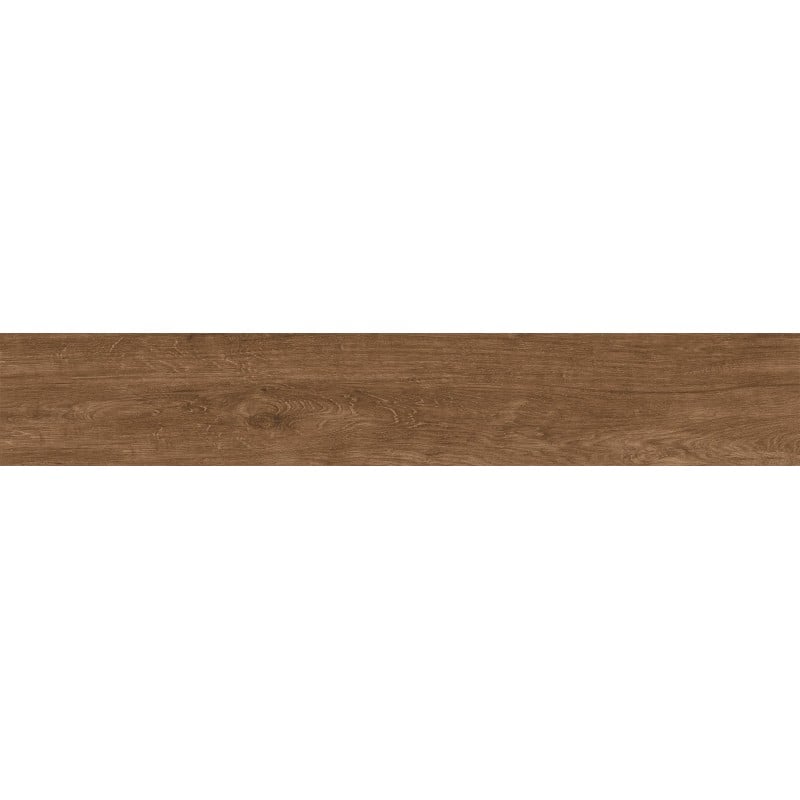 Mexen Avocado Grès marron émaillé rectifié G1, carreau effet bois sol-mur 120 x 20 cm, mat - TL601-120-020-02