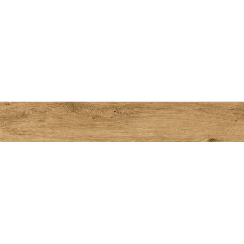 Mexen Avocado Gres émaillé rectifié Honey, carreau effet bois sol-mur 120 x 20 cm, mat - TL601-120-020-03