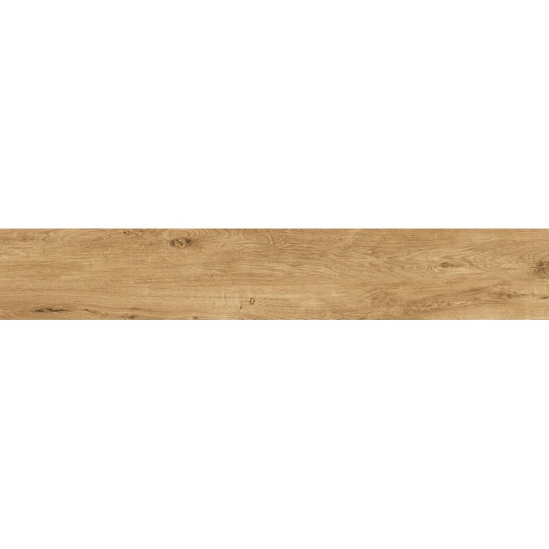 Mexen Avocado Gres émaillé rectifié Honey, carreau effet bois sol-mur 120 x 20 cm, mat - TL601-120-020-03