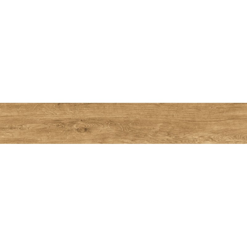 Mexen Avocado Gres émaillé rectifié Honey, carreau effet bois sol-mur 120 x 20 cm, mat - TL601-120-020-03