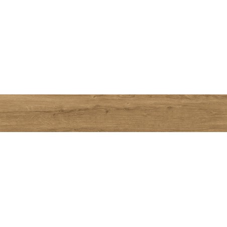 Mexen Avocado Nocciola grès émaillé rectifié G1, carreau effet bois pour sol et mur 120 x 20 cm, mat - TL601-120-020-04