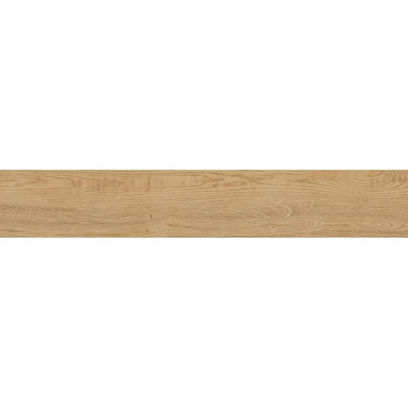 Mexen Gaatha Gres émaillé rectifié amande G1, carrelage effet bois pour sol et mur 120 x 20 cm, mat - TL603-120-020-00