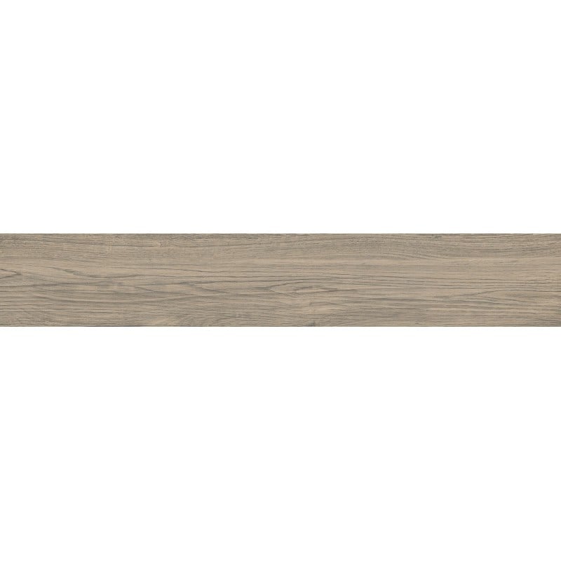 Mexen Gaatha Tortora grès émaillé rectifié G1, carreau effet bois sol-mur 120 x 20 cm, mat - TL603-120-020-03