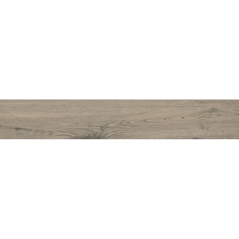 Mexen Gaatha Tortora grès émaillé rectifié G1, carreau effet bois sol-mur 120 x 20 cm, mat - TL603-120-020-03