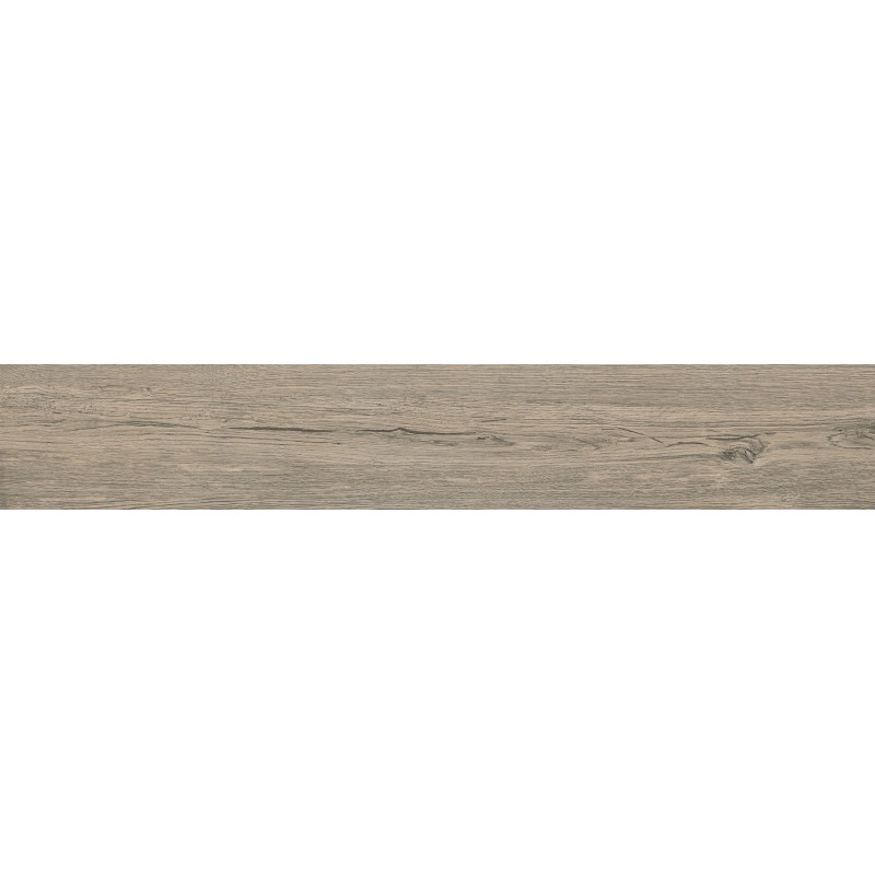 Mexen Gaatha Tortora grès émaillé rectifié G1, carreau à effet bois pour sol et mur 120 x 20 cm, mat - TL603-120-020-03