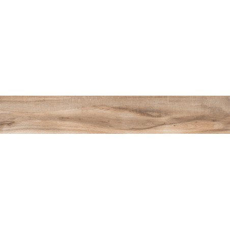 Mexen Gaatha Indica Beige grès émaillé rectifié G1, carreau effet bois sol-mur 120 x 20 cm, mat - TL604-120-020-00