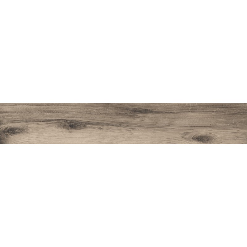 Mexen Indica Grès noir émaillé rectifié G1, carreau effet bois pour sol et mur 120 x 20 cm, mat - TL604-120-020-01