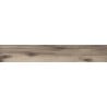 Mexen Indica Grès noir émaillé rectifié G1, carreau effet bois pour sol et mur 120 x 20 cm, mat - TL604-120-020-01