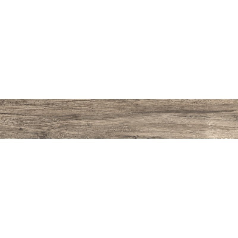 Mexen Indica Grès noir émaillé rectifié G1, carreau effet bois pour sol et mur 120 x 20 cm, mat - TL604-120-020-01