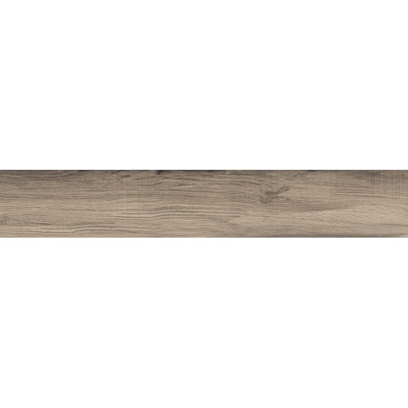 Mexen Indica Grès noir émaillé rectifié G1, carreau effet bois pour sol et mur 120 x 20 cm, mat - TL604-120-020-01