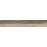 Mexen Indica Grès noir émaillé rectifié G1, carreau effet bois pour sol et mur 120 x 20 cm, mat - TL604-120-020-01