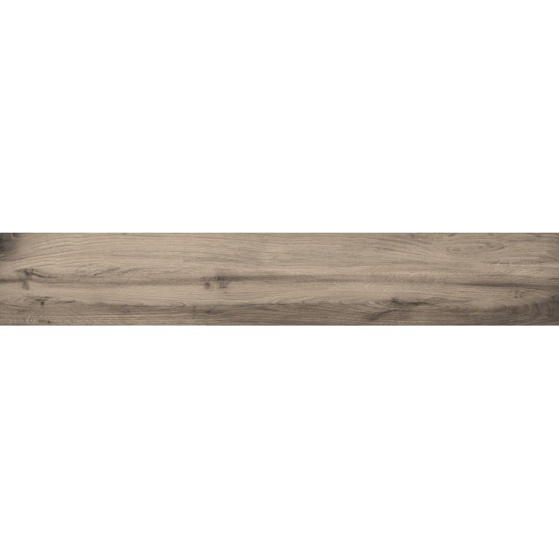 Mexen Indica Grès noir émaillé rectifié G1, carreau effet bois pour sol et mur 120 x 20 cm, mat - TL604-120-020-01