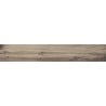 Mexen Indica Grès noir émaillé rectifié G1, carreau effet bois pour sol et mur 120 x 20 cm, mat - TL604-120-020-01