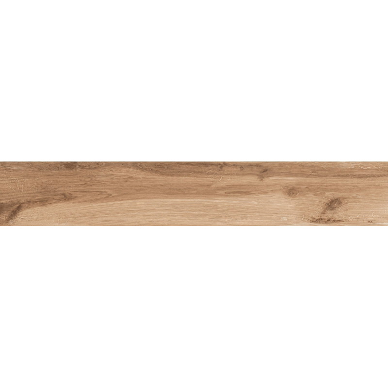 Mexen Indica Brown grès émaillé rectifié G1, carreau effet bois sol et mur 120 x 20 cm, mat - TL604-120-020-02