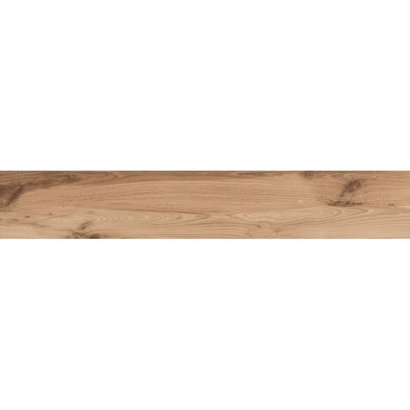 Mexen Indica Brown grès émaillé rectifié G1, carreau effet bois sol et mur 120 x 20 cm, mat - TL604-120-020-02