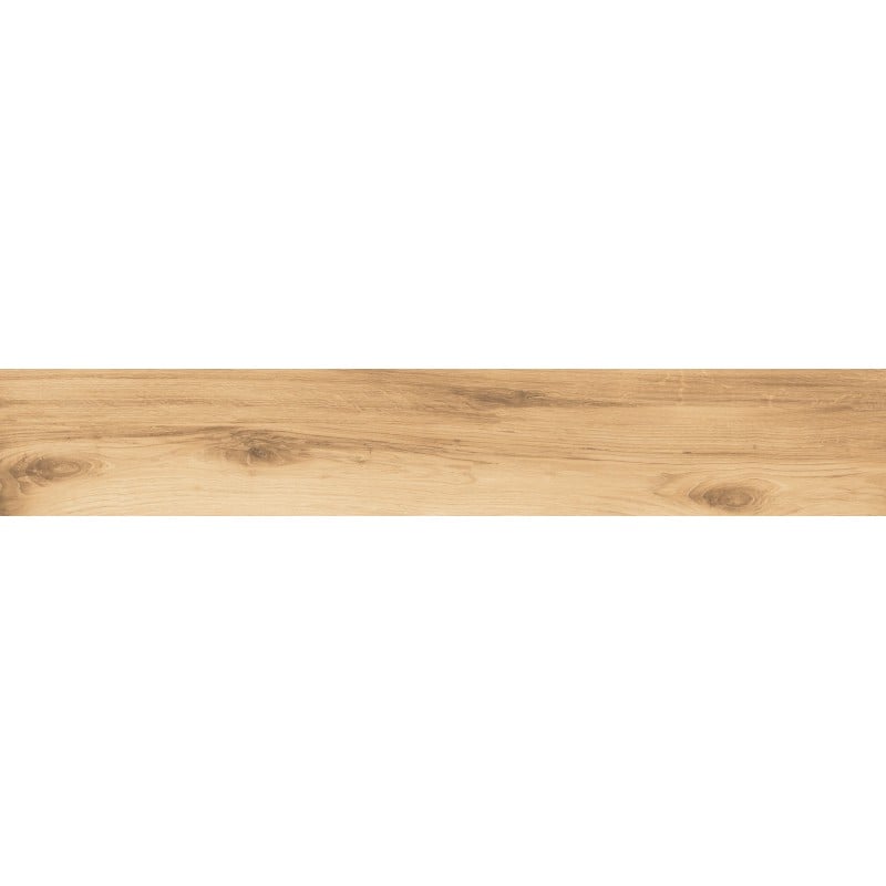 Mexen Indica Gres émaillé rectifié Honey G1, carreau effet bois sol-mur 120 x 20 cm, mat - TL604-120-020-03