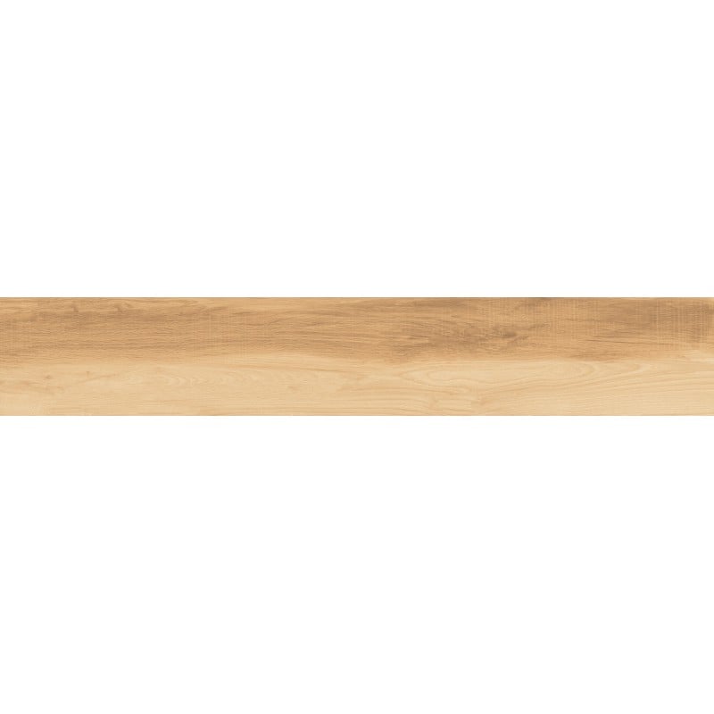 Mexen Indica Gres émaillé rectifié Honey G1, carreau effet bois sol-mur 120 x 20 cm, mat - TL604-120-020-03