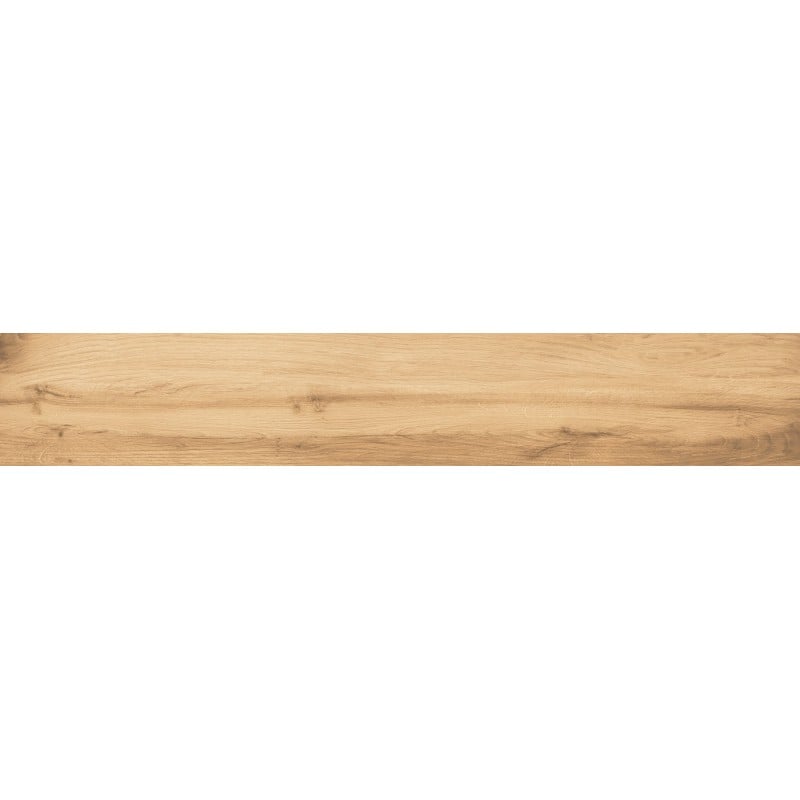 Mexen Indica Gres émaillé rectifié Honey G1, carreau effet bois sol-mur 120 x 20 cm, mat - TL604-120-020-03