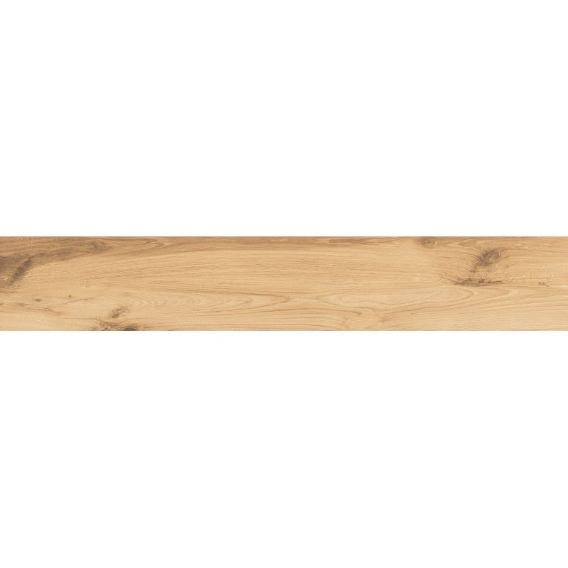 Mexen Indica Gres émaillé rectifié Honey G1, carreau effet bois sol-mur 120 x 20 cm, mat - TL604-120-020-03
