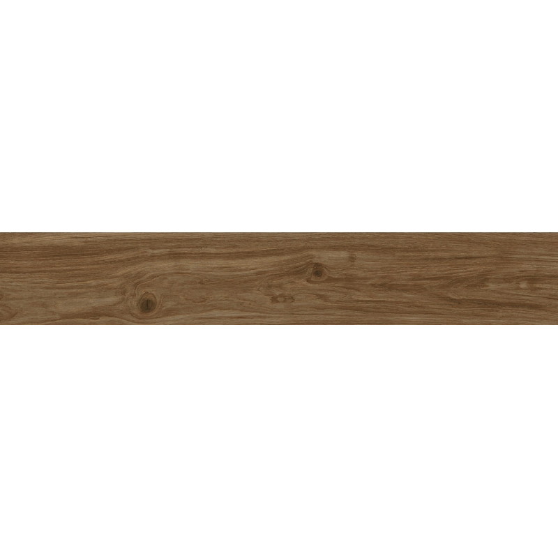 Mexen Lichi  Noce grès émaillé rectifié G1, carrelage effet bois mural et sol 120 x 20 cm, mat - TL606-120-020-02